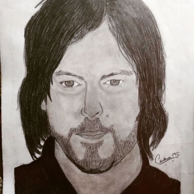 Norman Reedus Drawing