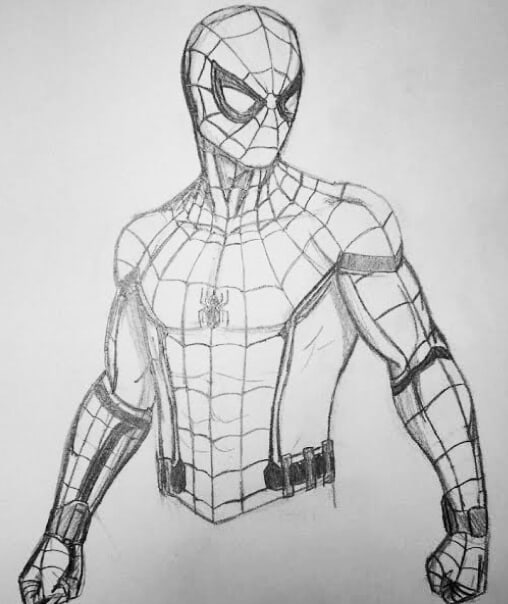 Spiderman Marvel Drawing