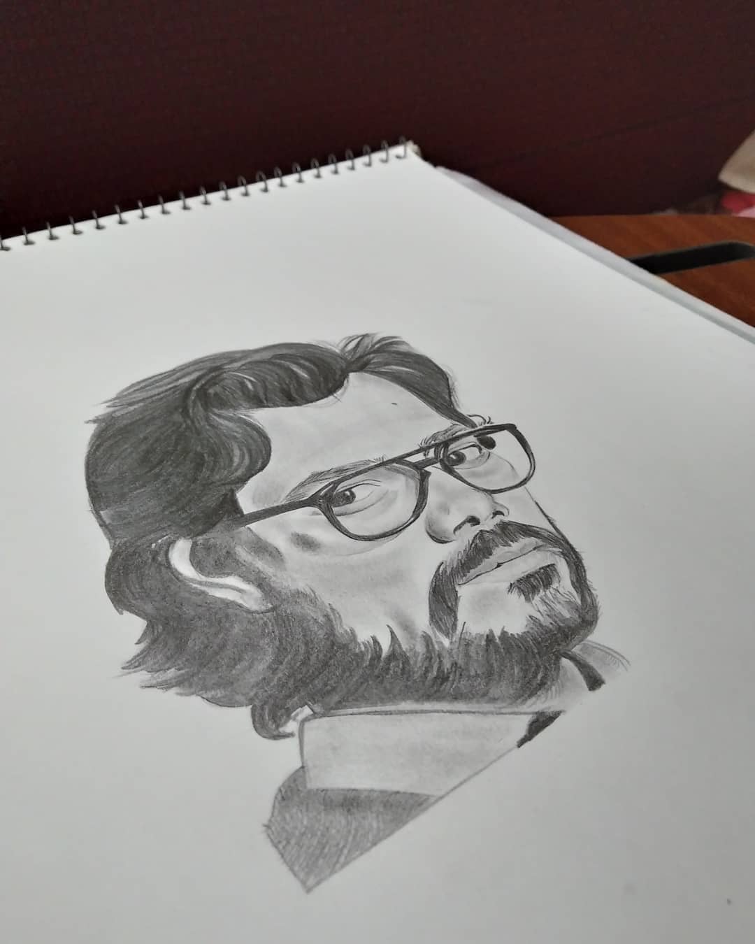 The Professor From Money Heist Drawing