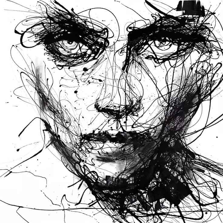 Abstract Face Drawing