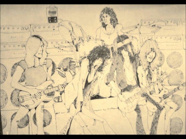 Aerosmith Drawing Picture