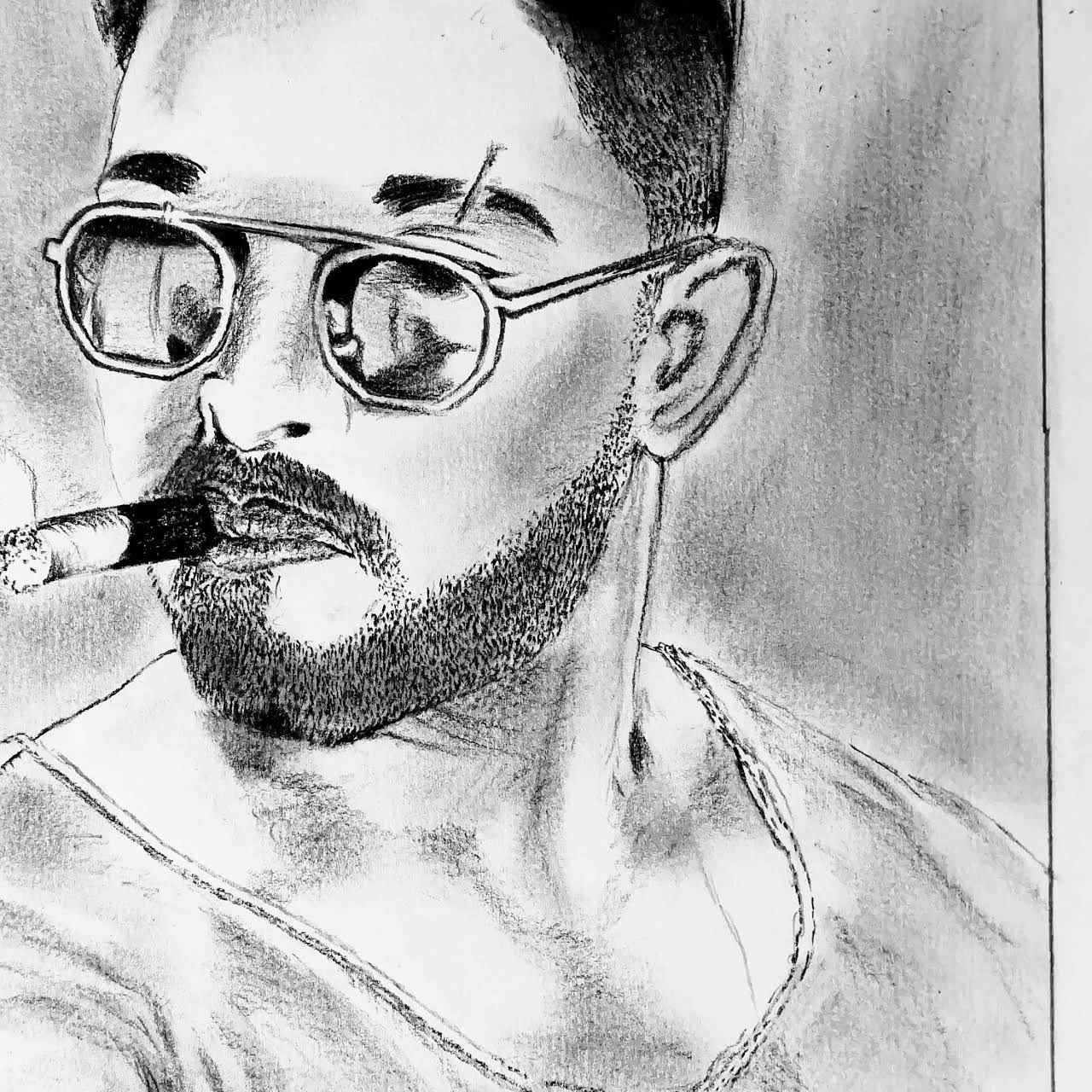 Allu arjun drawing  Portrait sketches Old man pictures Celebrity drawings