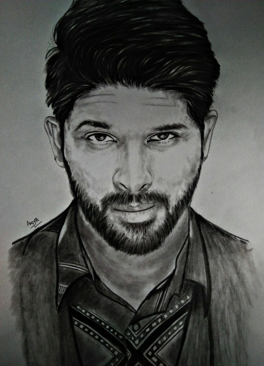 Allu Arjun as Pushpa Drawing by MrPrince by MrPrince21 on DeviantArt