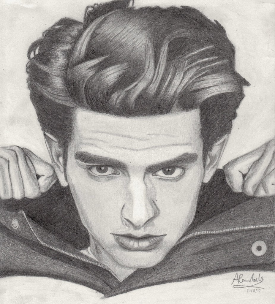 Andrew Garfield Drawing Realistic