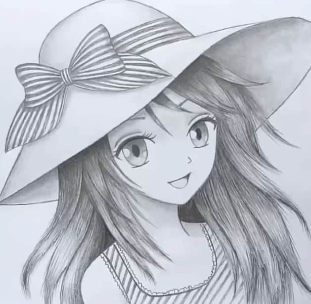 semi realistic anime sketchTikTok Search