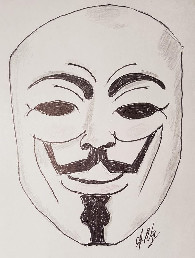 Anonymous Drawing Realistic