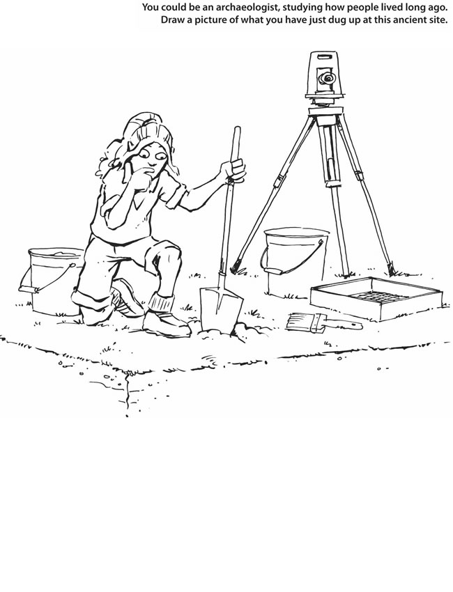 Archaeologist Drawing Photo