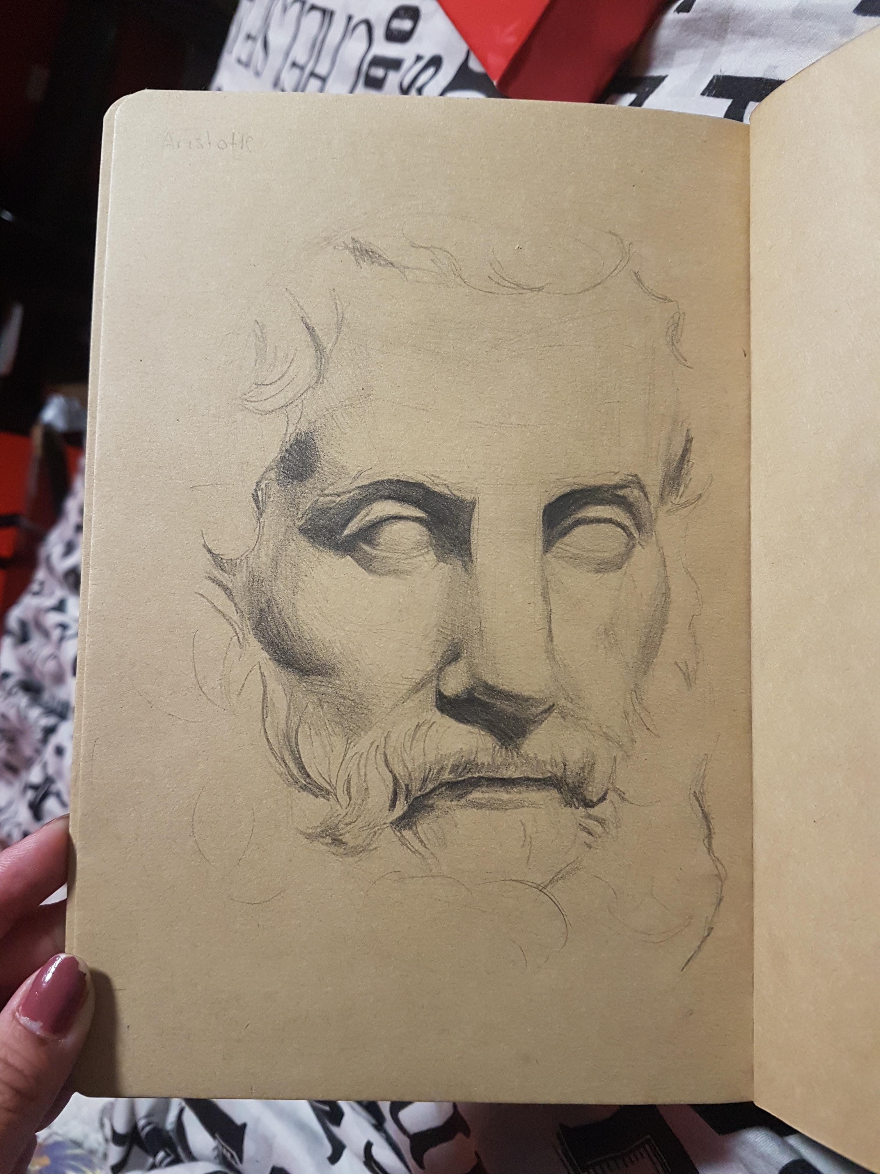 Aristotle Drawing Art