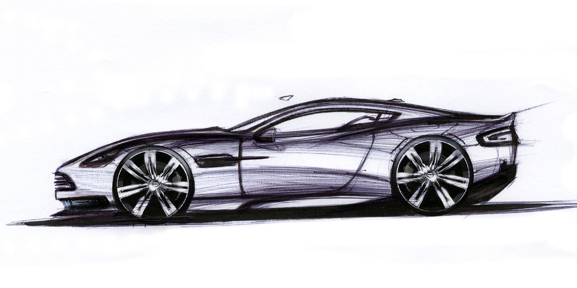 Aston Martin Drawing Amazing