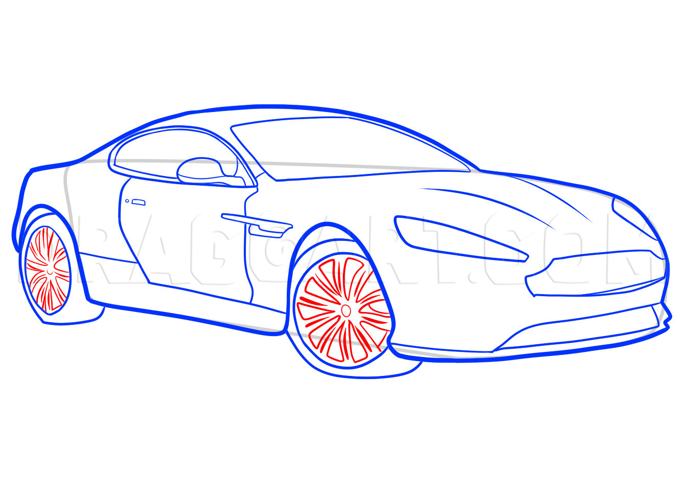Aston Martin Drawing Photos