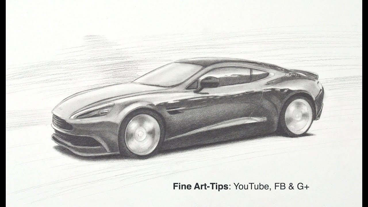Aston Martin Drawing Pic