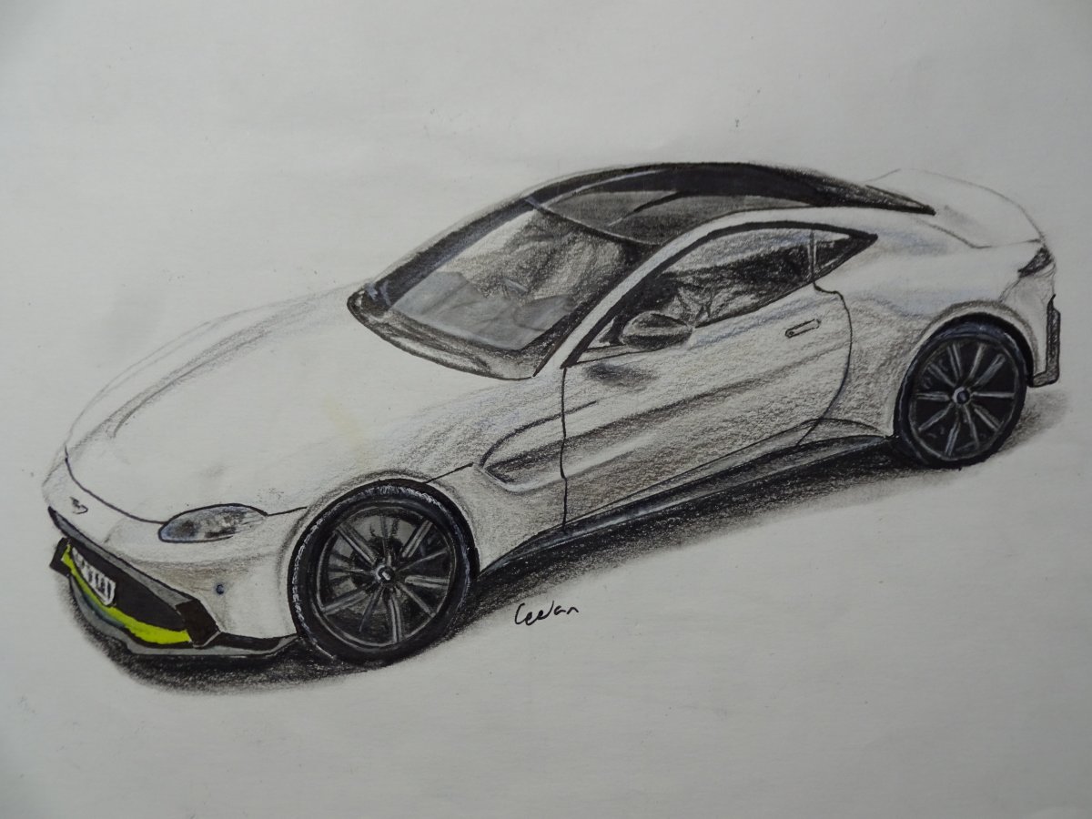 Aston Martin Drawing Pics