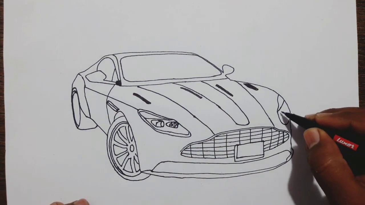 Aston Martin Drawing Picture