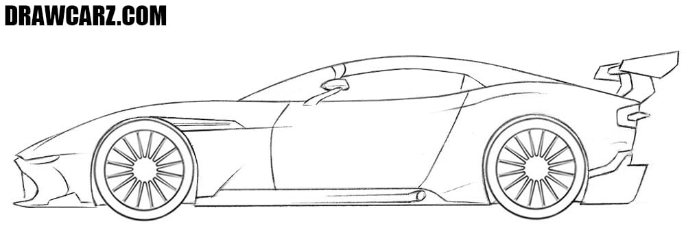 Aston Martin Drawing Pictures