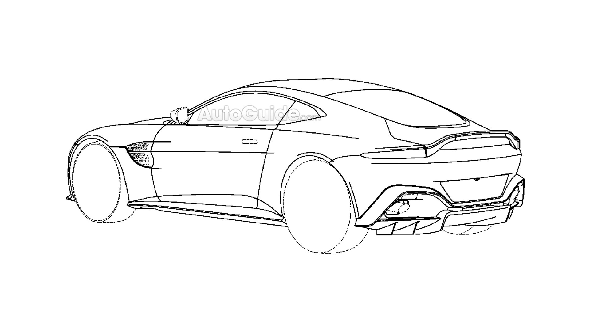 Aston Martin Drawing Realistic