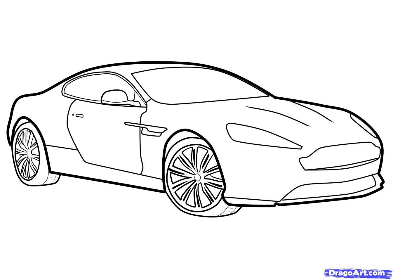 Aston Martin Drawing