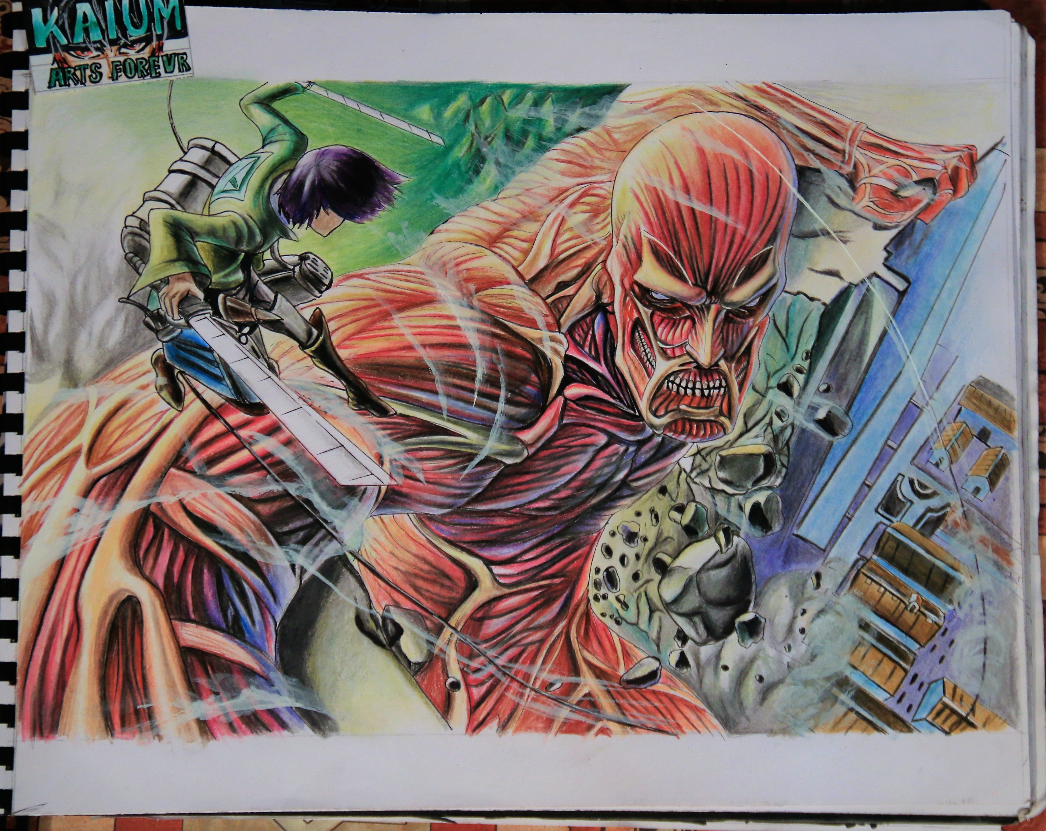 Attack On Titan Drawing Beautiful Image