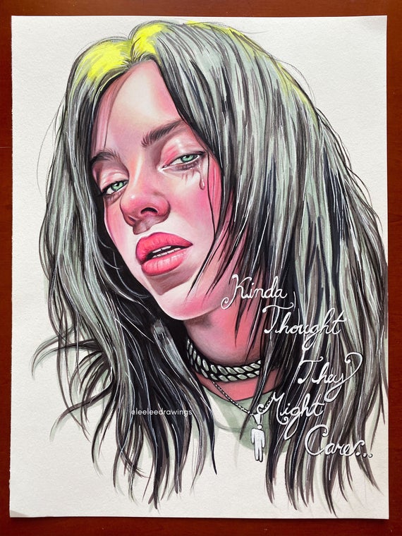 Billie Eilish Drawing Beautiful Art