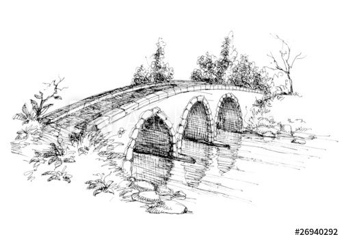 Bridge Drawing Art