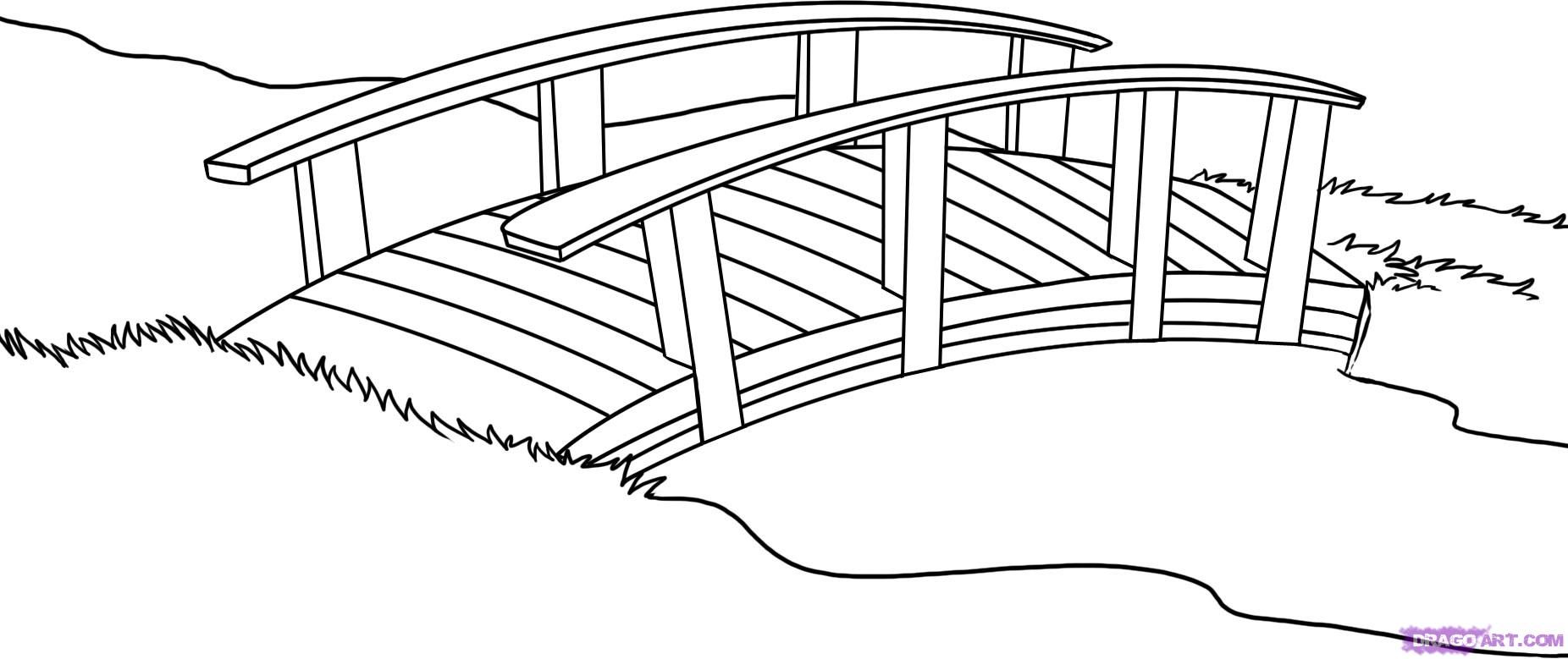 Bridge Drawing Realistic