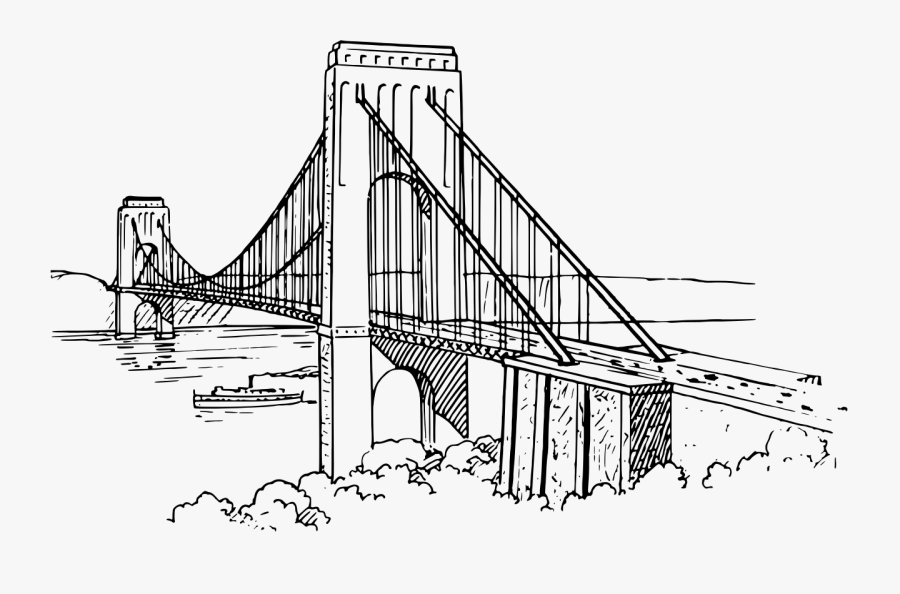 How to Draw Brooklyn Bridge - YouTube