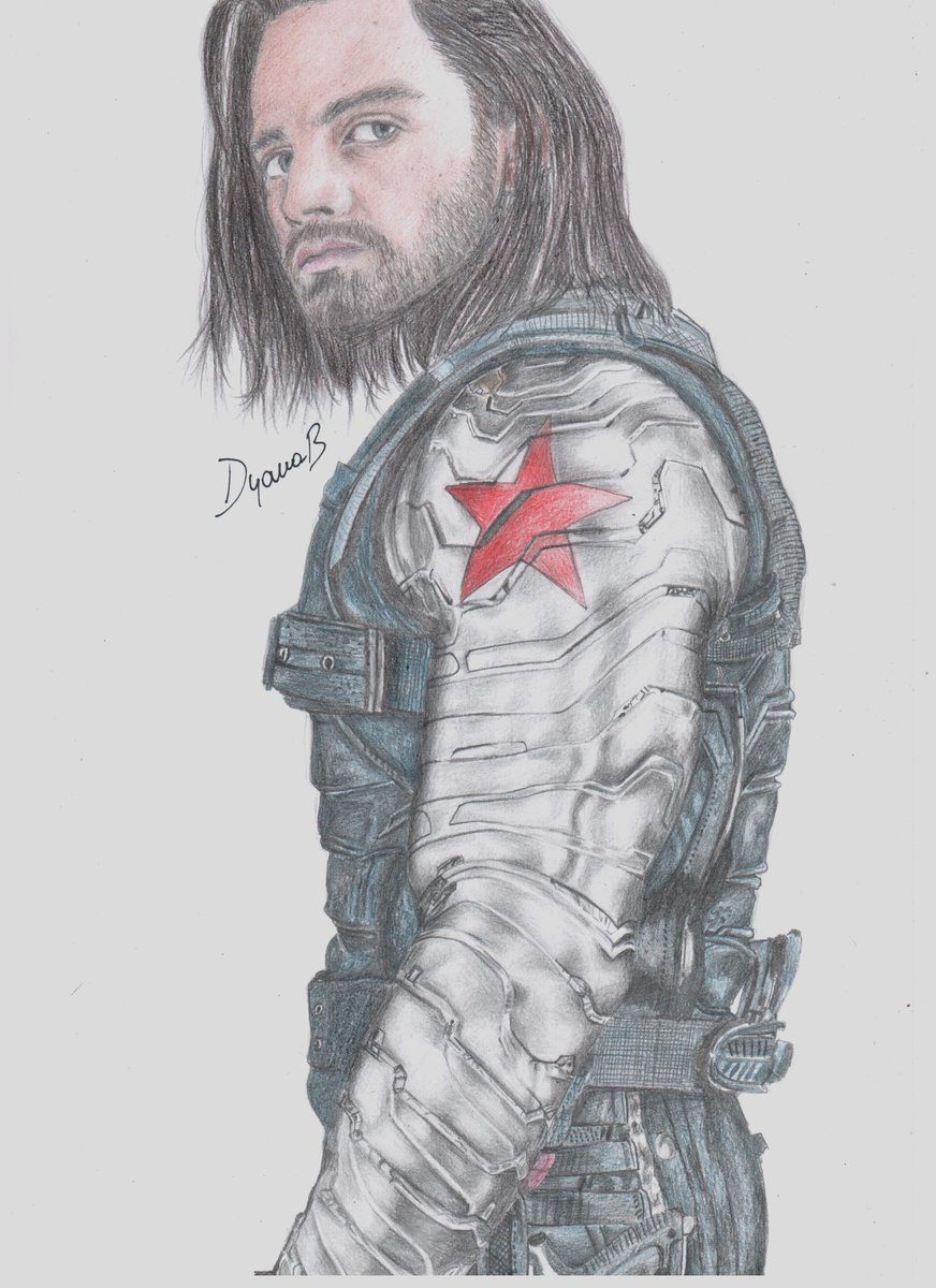 Bucky Barnes Drawing Photo