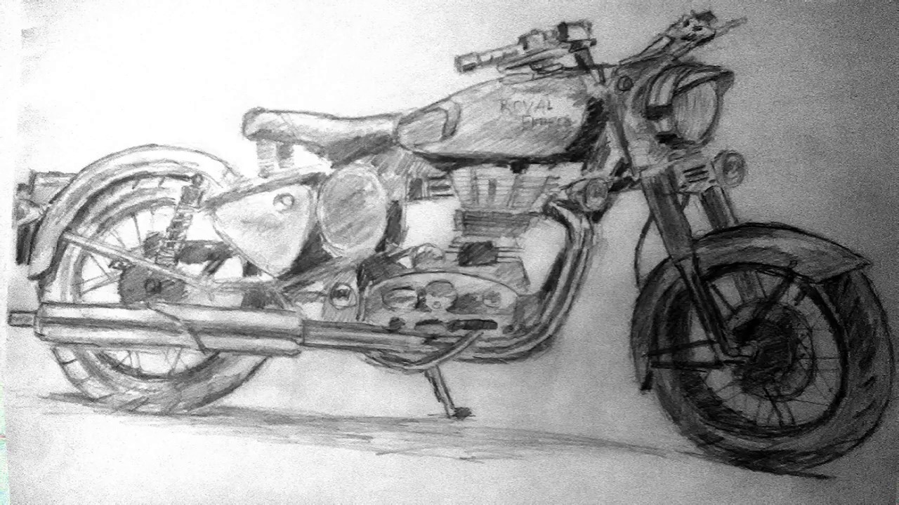 Bullet Drawing Sketch