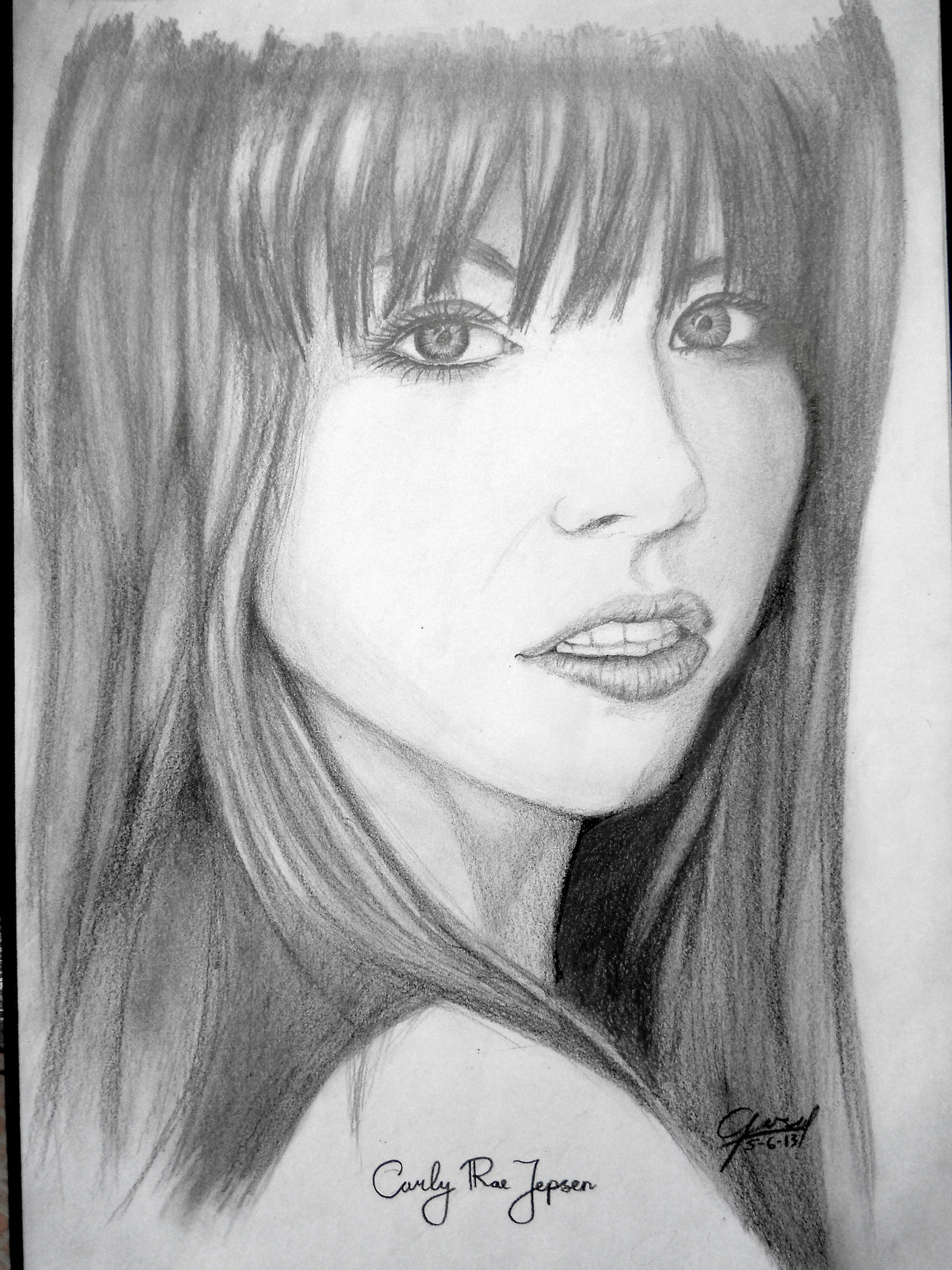 Carly Rae Jepsen Drawing Beautiful Art