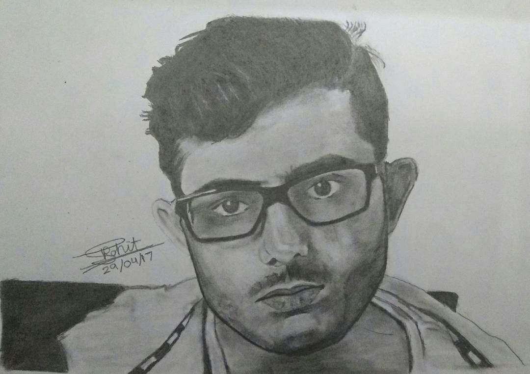 Carryminati Drawing Pic