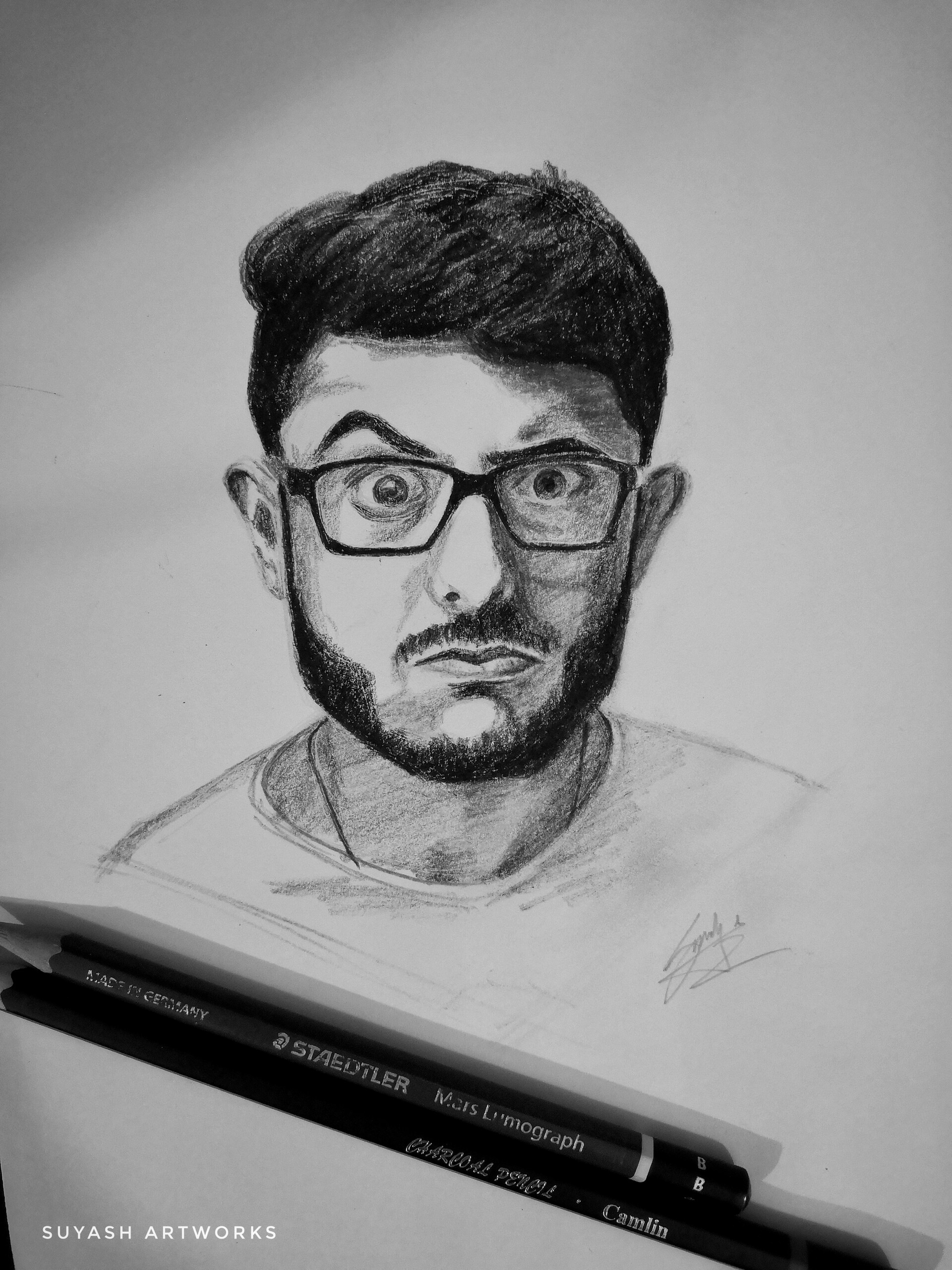 Carryminati Drawing Picture