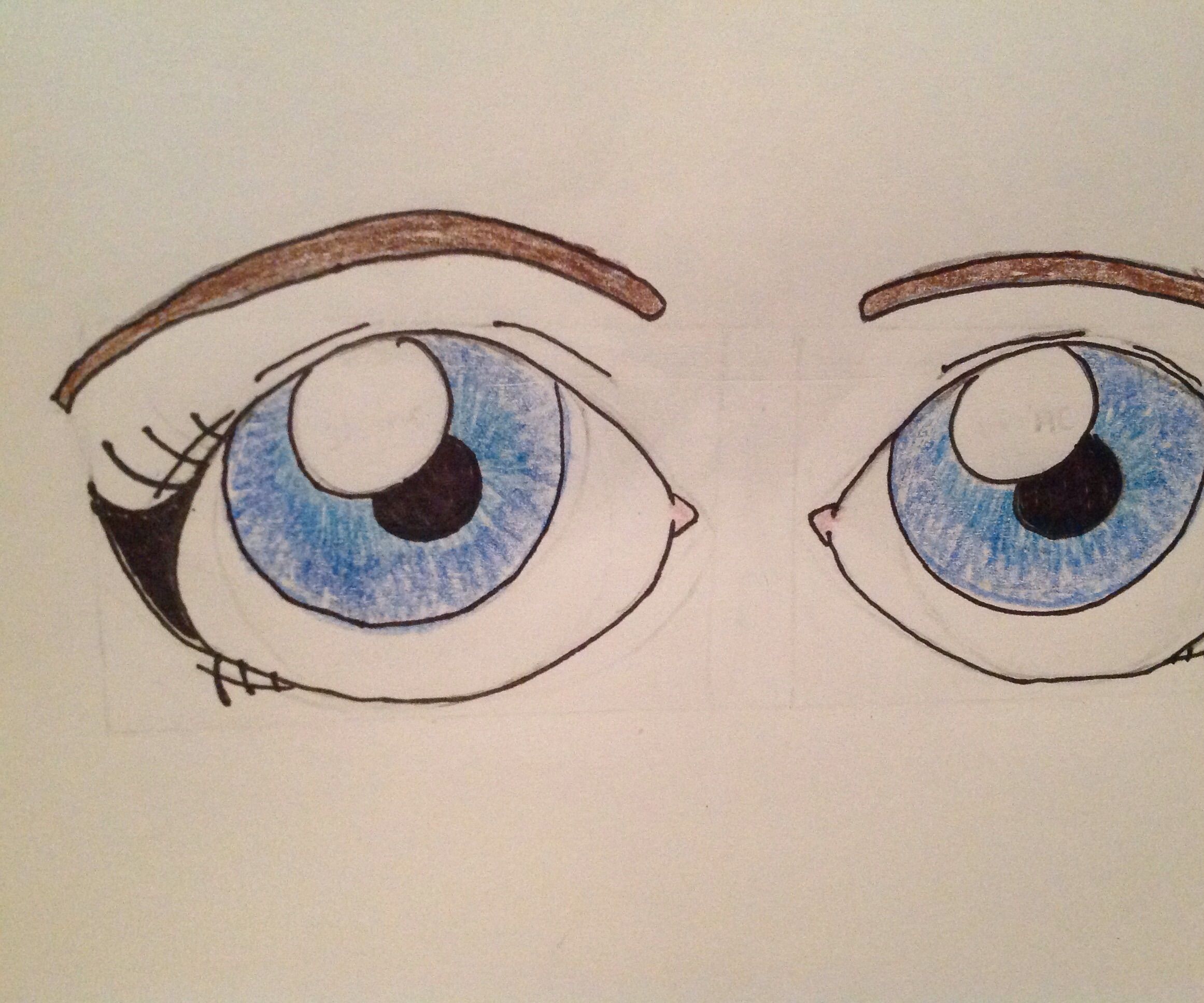 Cartoon Eyes Drawing Amazing