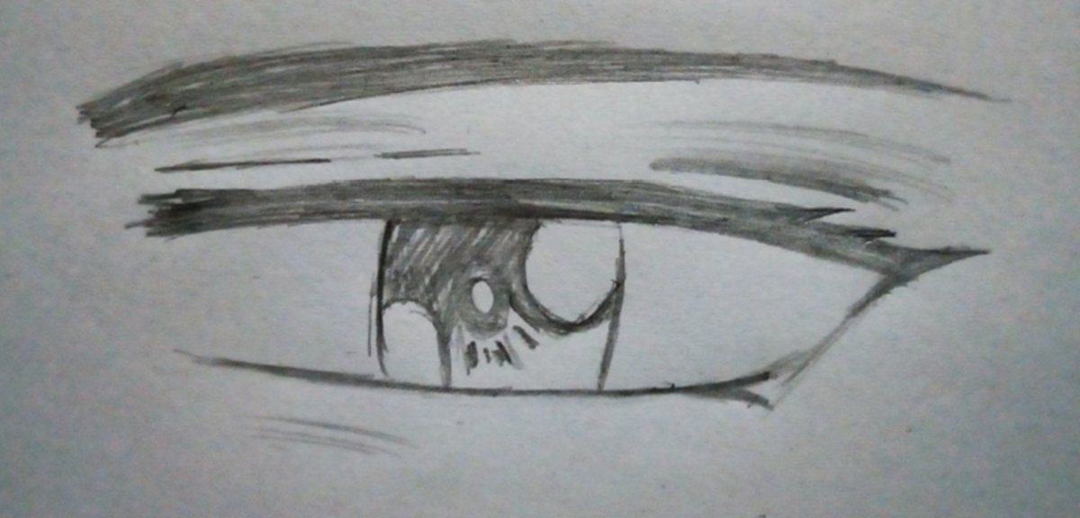 Cartoon Eyes Drawing