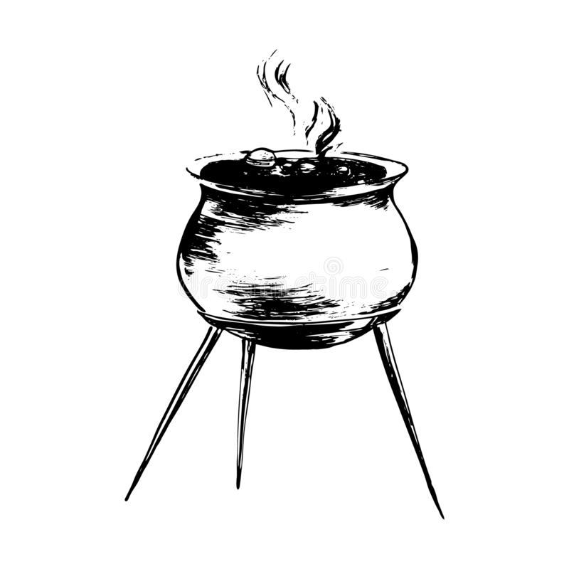 Cauldron Drawing Picture