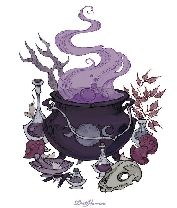 Cauldron Drawing Sketch