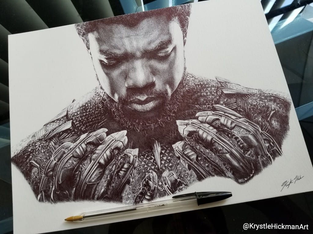 Chadwick Boseman Drawing