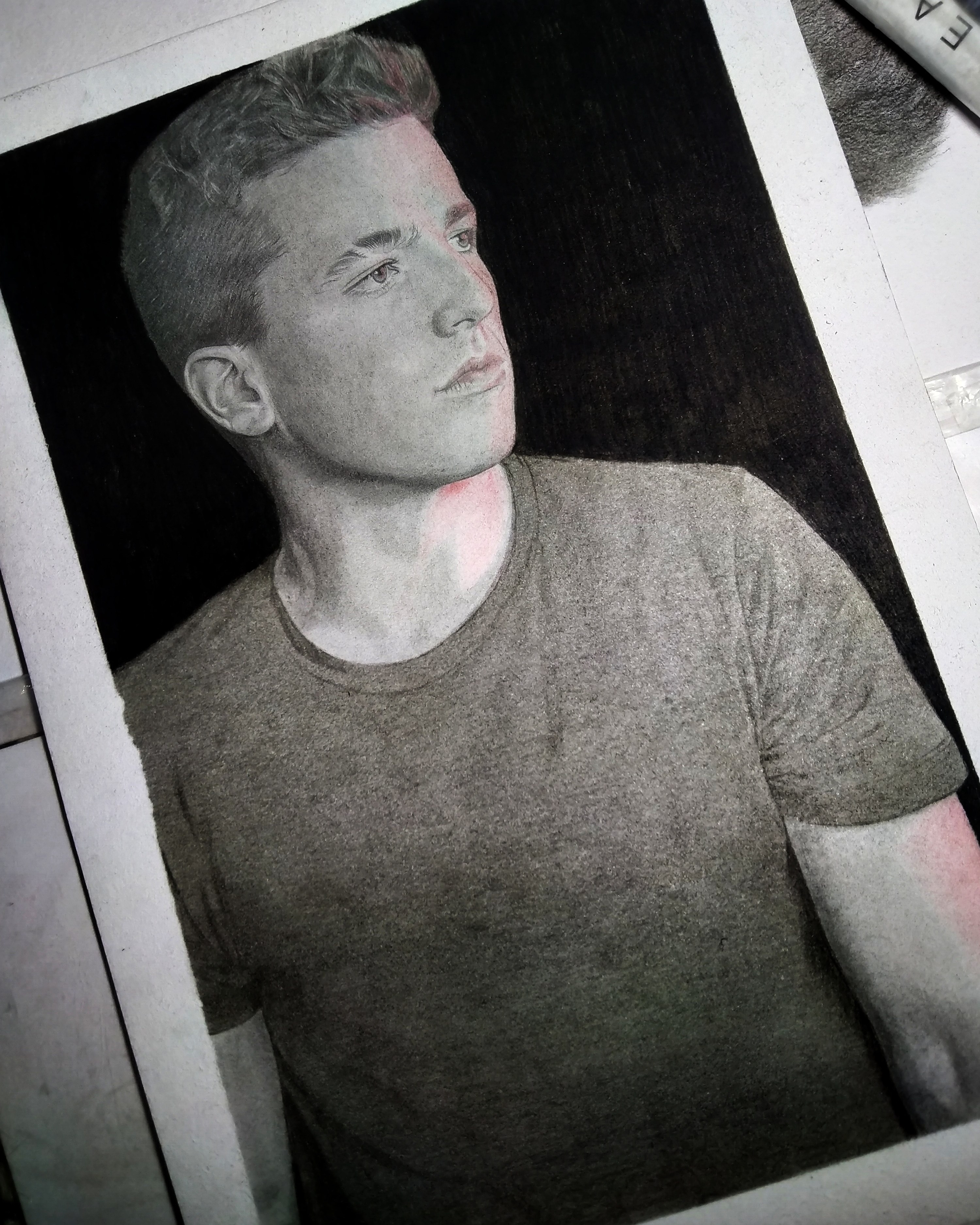 Charlie Puth Pencil Drawing
