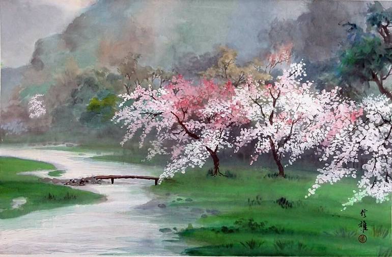 Cherry Blossom Drawing Image