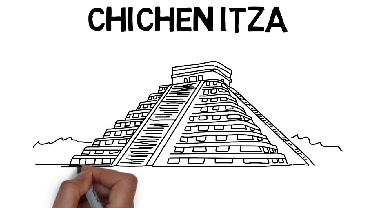 Chichen Itza Drawing Realistic