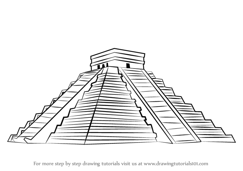 Chichen Itza Drawing