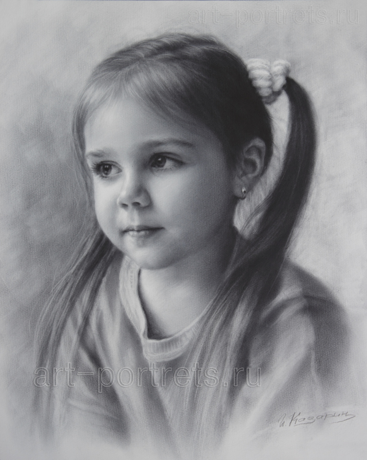 Child Girl Drawing High-Quality