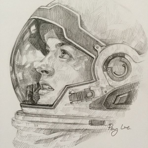 Christopher Nolan Drawing Pic