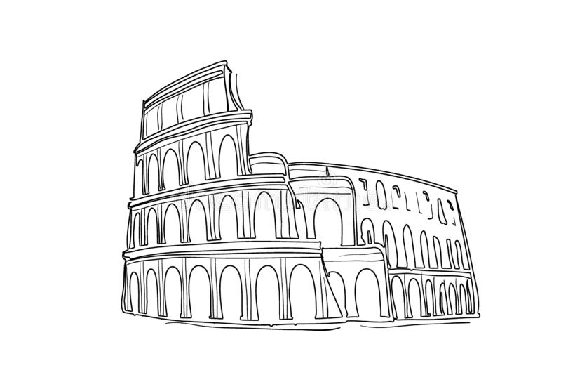 Colosseum Drawing Photo