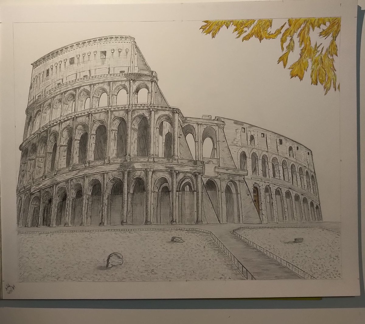 Colosseum Drawing Pic