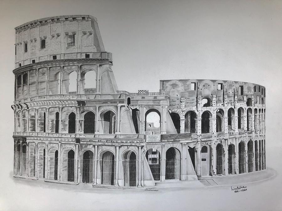 Colosseum Drawing Pics