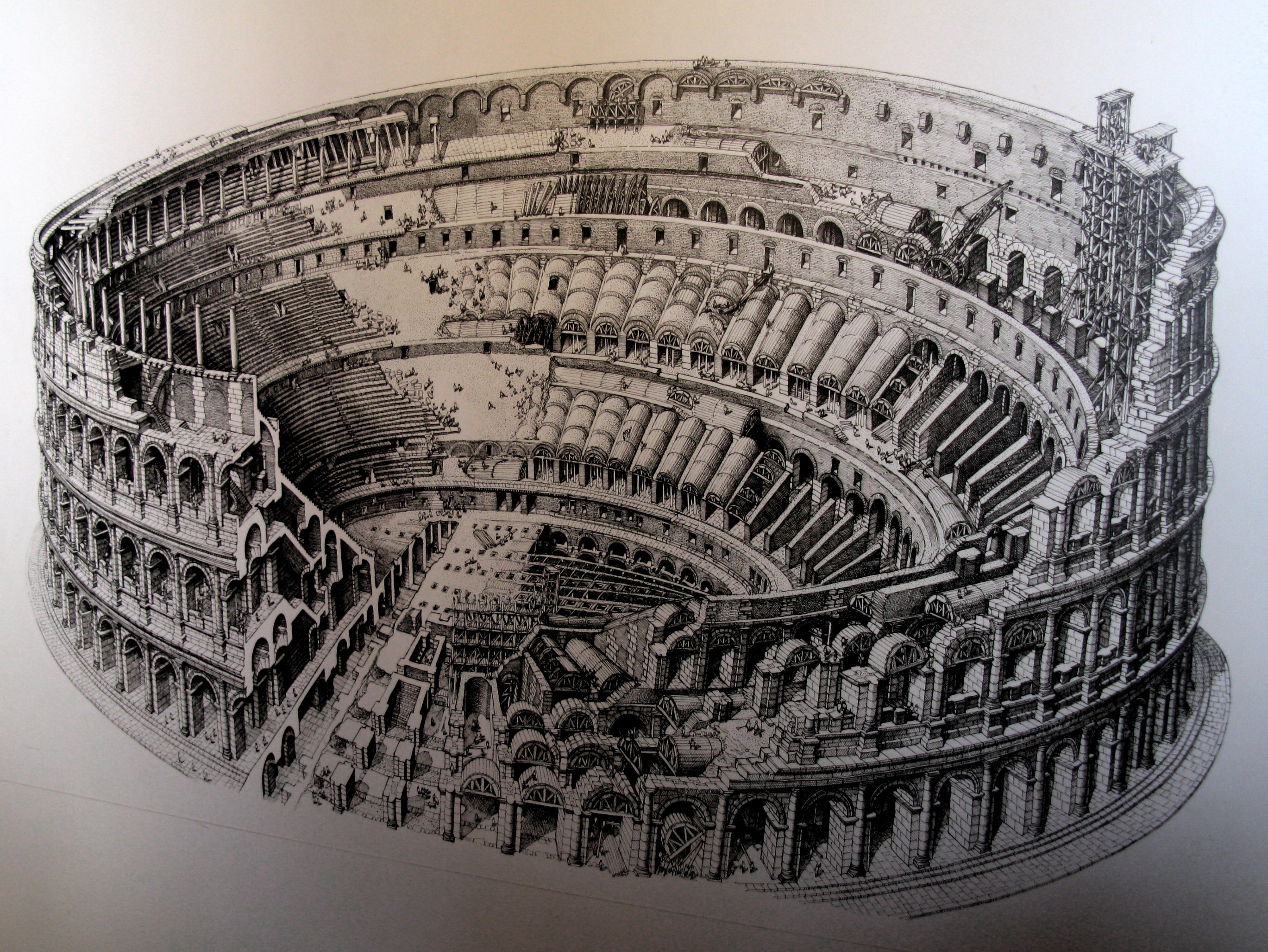 Colosseum Drawing Picture