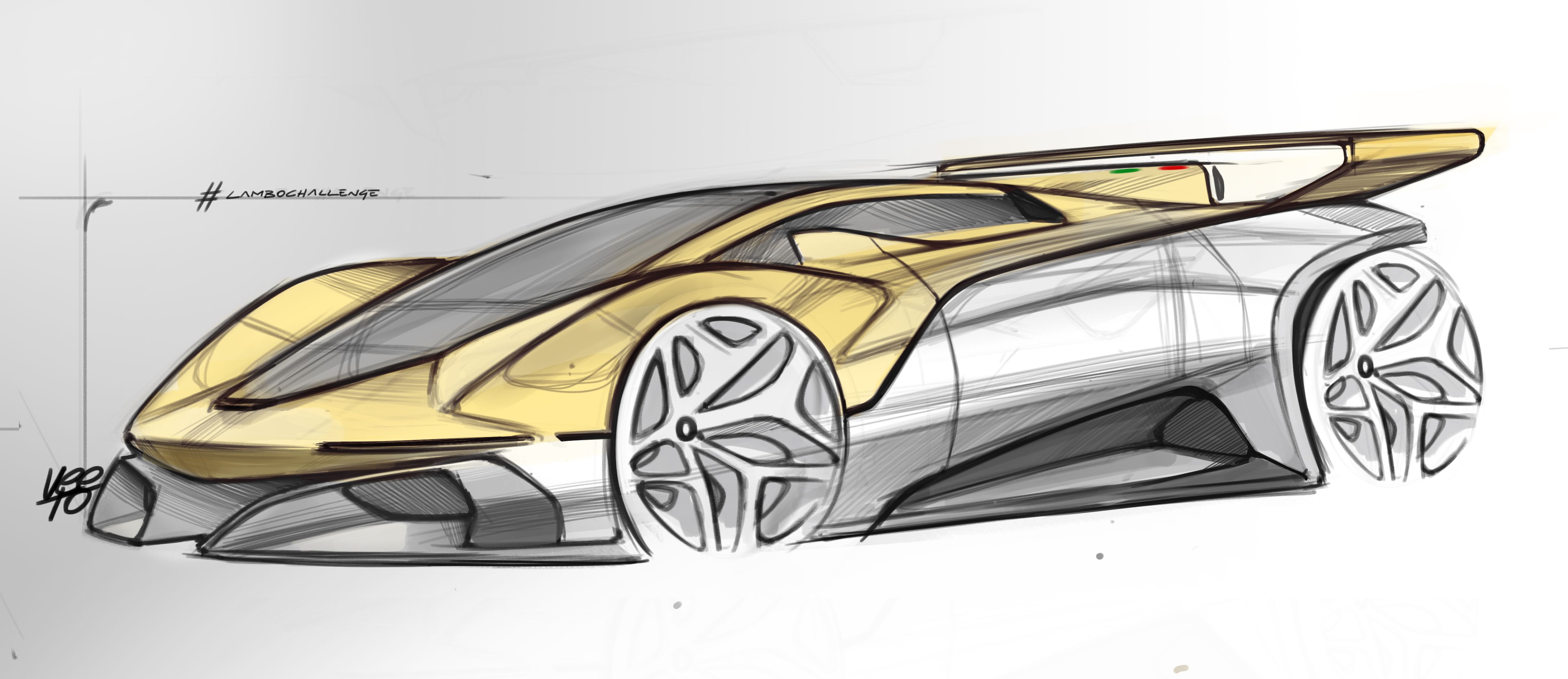 Concept Car Drawing Beautiful Art