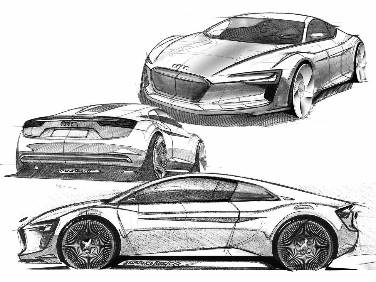 Concept Car Drawing Photos