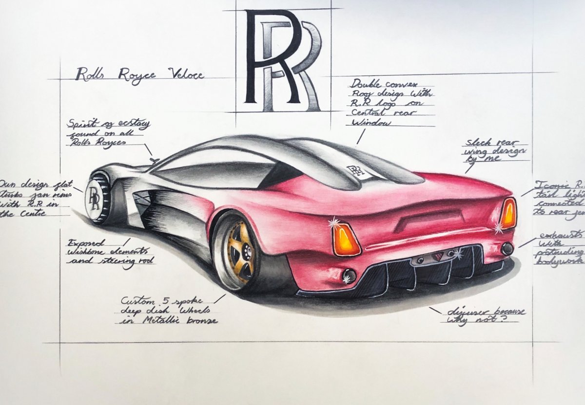 Concept Car Drawing Pics