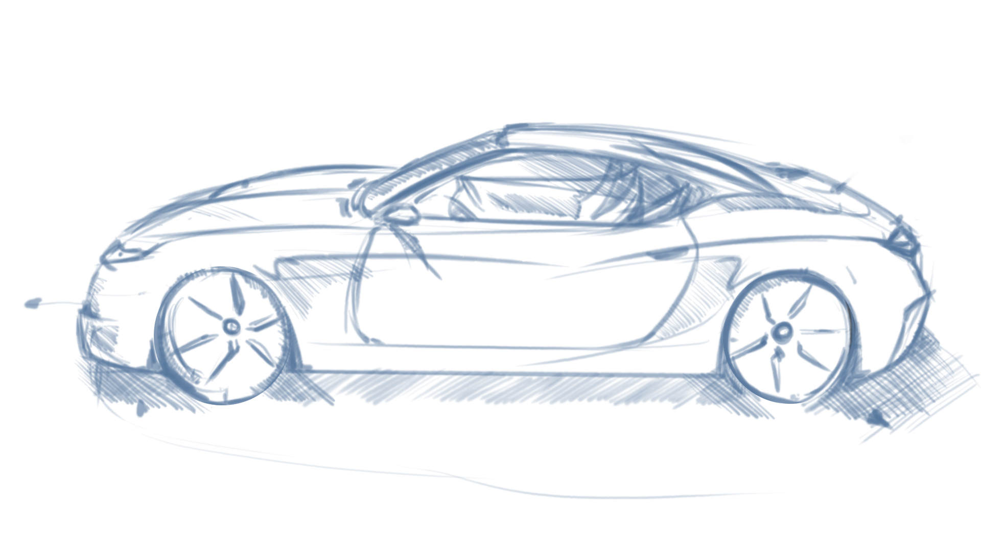 Concept Car Drawing Realistic