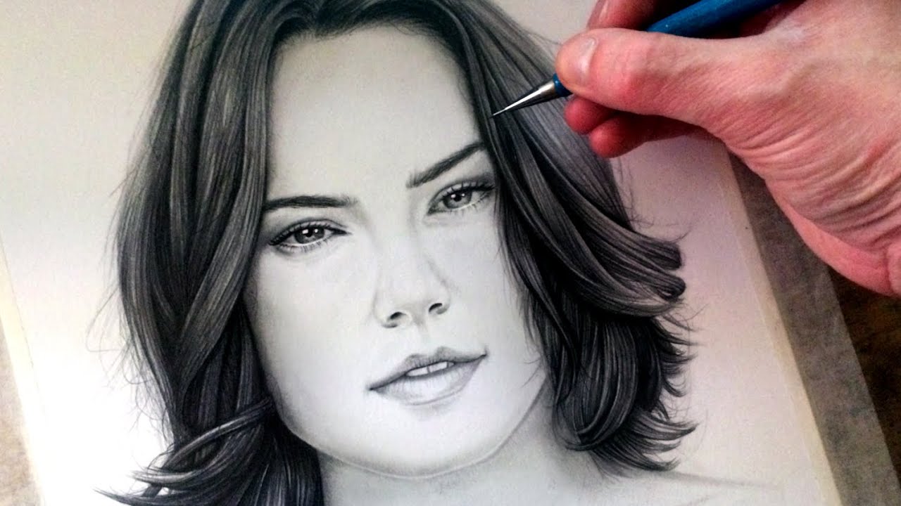 Daisy Ridley Drawing Amazing